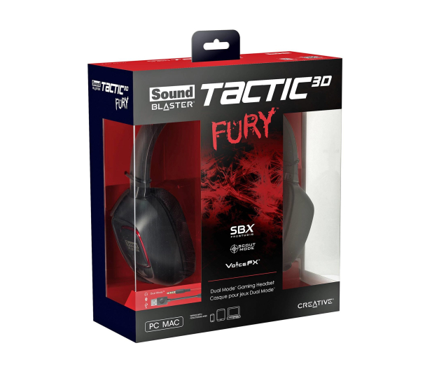 Creative SoundBlaster Tactic 3D Fury z mikrofonem - 175228 - zdjęcie 2